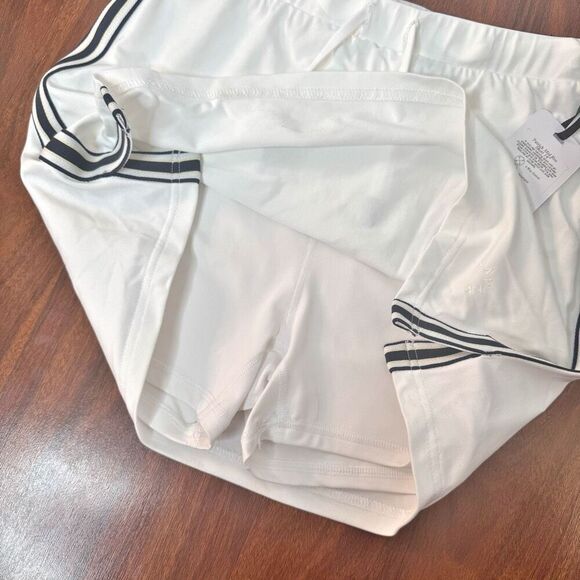 Varley Patrick Tie Waist Skort White Black Stripe Sides Athletic Golf Women’s S - Picture 9 of 12